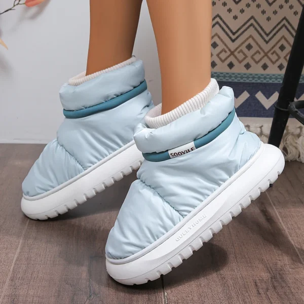 Women's Winter Warm Cotton Padded Shoes Thick Sole Down Waterproof Snow Boots for Women 2023 Non Slip Platform Ankle Botas Mujer - Image 6