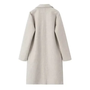 Willshela Women Fashion Solid Open Stitch Long Trench Coats Vintage V-Neck Full Sleeves Female Chic Lady Outfits