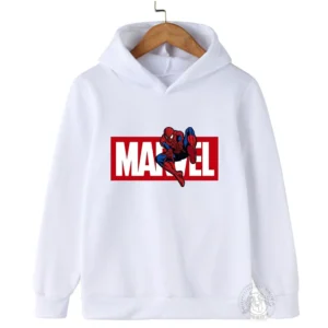 Spider-Man Kids Hoodie Kids Girls Clothing Fashionable Baby Boy Clothes Autumn Warm Sports Tops Back to School Gift