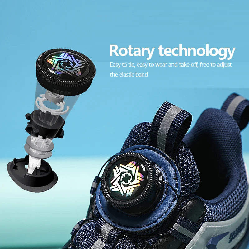 Children's Fashion Sports Shoes Boys' Running Leisure Shoes Mesh Comforthable Outdoor Kids Casual Tennis Light Sneakers Shoes - Image 5