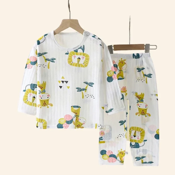 Children Sets Cotton Kids Clothes Long/Short Sleeve Home Sleepwear Children's Clothing Boy Girl Autumn winter Tops Pants Suits - Image 2