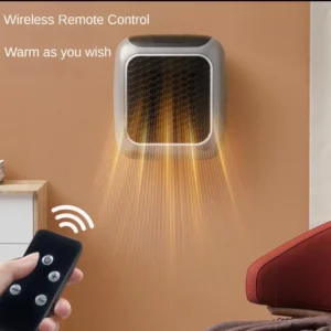 Mini Electric Heaters Household Ultra-Quiet Wall-Mounted Bathroom Heater Enjoy The Silence and Warmth! PTC Heating