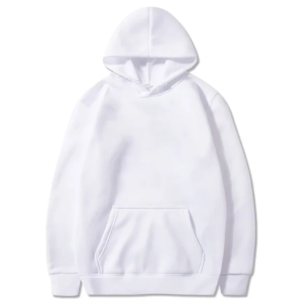 Fashion Men's Hoodie Casual Hoodies Pullovers Sweatshirts Men's Top Solid Color Hoodies Sweatshirt Male - Image 5