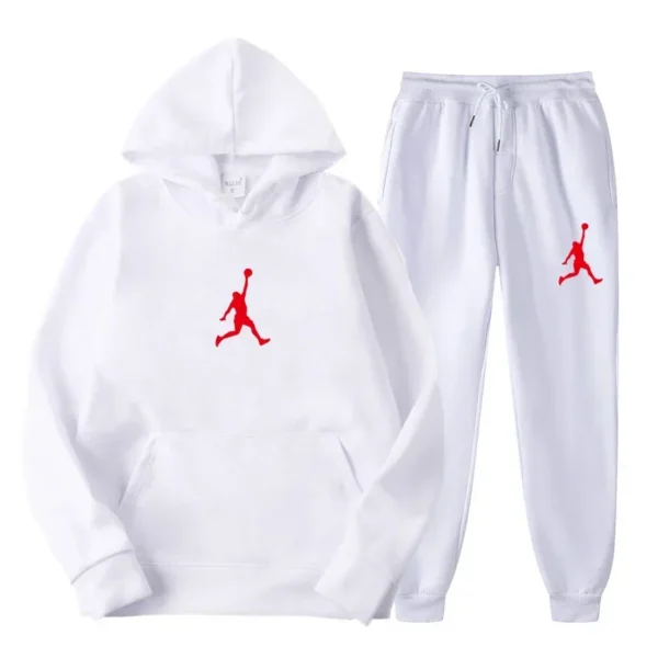 Fashion Men’s Hoodie & Sweatpants Set – Casual Tracksuit for all Seasons