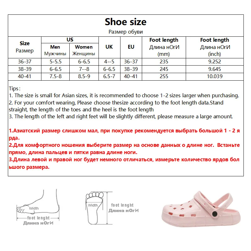 Clogs Women Sandals Summer Casual EVA Lightweight Outdoor Women's Shoes Anti Slip Thick Sole Beach Slides Couple Garden Shoes - Image 6