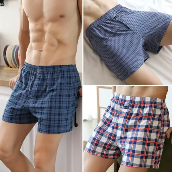 Big Underpants Pajama Bottoms at home High waist Allo pants plus size boxer briefs for men cotton slacks all high-waisted boxers - Image 3