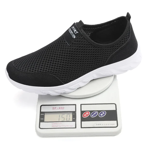 2023 Lightweight Men Casual Shoes Breathable Slip on Male Casual Sneakers Anti-slip Men's Flats Outdoor Walking Shoes Size 39-47 - Image 3