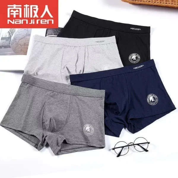 Plus Size Men Underwear Boxer Brand Man Underpants Solid Shorts Cotton Boxer Home Middle Male Boxer Shorts Sexy L-6xl - Image 5
