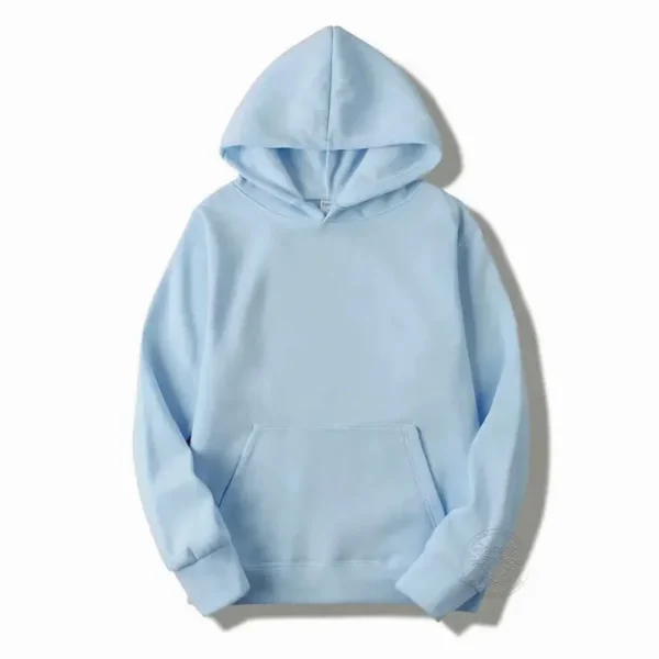 Spring and Autumn Trendy Solid Color Sports Hoodies Fleece Men's and Women's Sweatshirts Trendy Pullovers Couples Hoodies S-3XL - Image 6