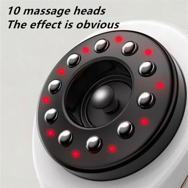 Home Electric Guasha Scraping Massage Cupping Body Massager Vacuum Cans Suction Cup Heating Fat Burner Anti-cellulite Massager - Image 4