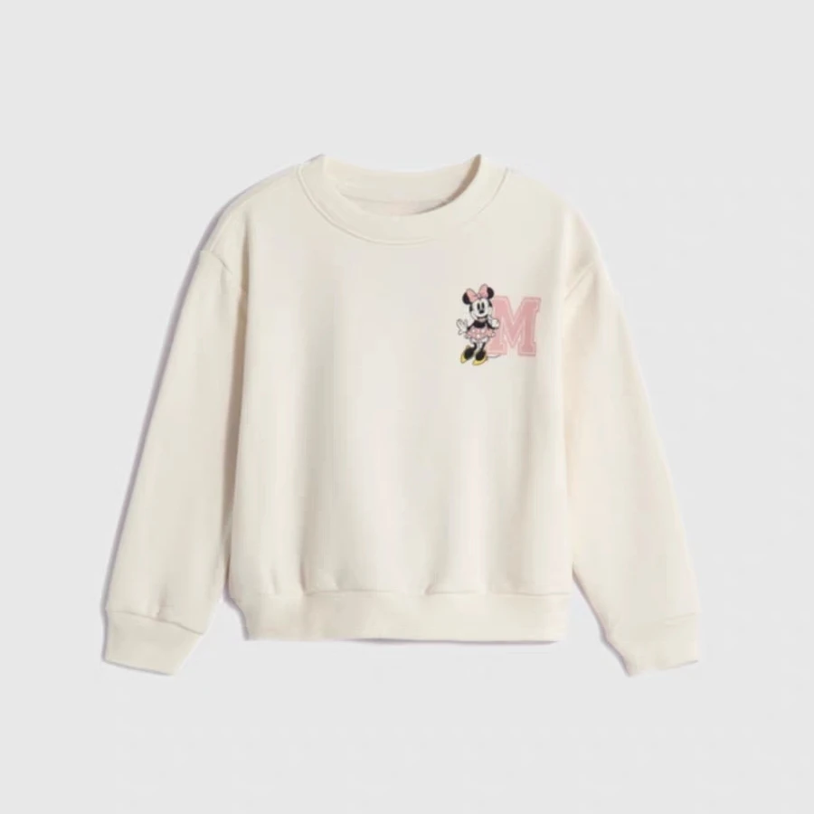 Baby Girl Cute Minnie Mouse Children Sweatshirt Spring Fall Clothing Tops Long-sleeved Loose Fashion Cartoon Girl Hoodies O-neck - Image 5