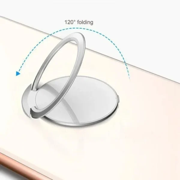Extremely Thin Luxury Metal Mobile Phone Socket Holder Universal Telephone Magnetic Car Bracket Stand Accessories Finger Ring - Image 5