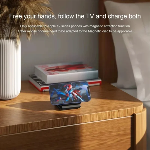 3 In 1 Magnetic Wireless Charger Pad Stand Foldable for iPhone 15 14 13 12 11 Apple Watch AirPods 15W Fast Charging Dock Station - Image 3