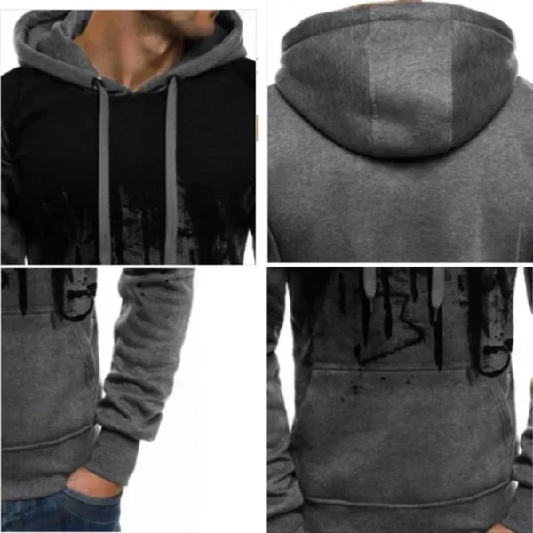 2024 men and women the same fashion casual trend sweater set outdoor sports printing pattern sweater two-piece set size S-3XL - Image 4