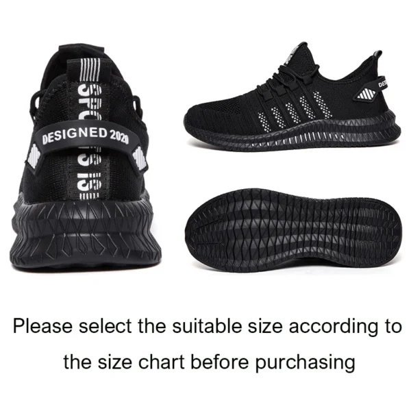 Lightweight Men's Running Shoes Outdoor Breathable Men Sports Shoes Anti-slip Male Sneakers Fashion Flexible Tennis Lace-up 2024 - Image 6