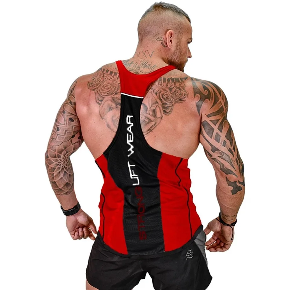 Mens Bodybuilding Tank top Gyms Fitness sleeveless shirt 2021 New Male Cotton clothing Fashion Singlet vest Undershirt Hombre - Image 4