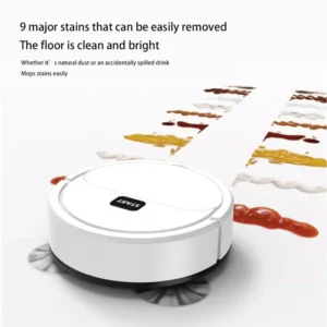 Smart Sweeping Robot Mini Silent Vacuum Cleaner Sweep Mop Brush Three-in-one Multi-function Cleaning Machine for Home