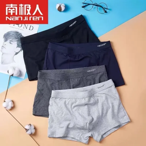 Plus Size Men Underwear Boxer Brand Man Underpants Solid Shorts Cotton Boxer Home Middle Male Boxer Shorts Sexy L-6xl - Image 4