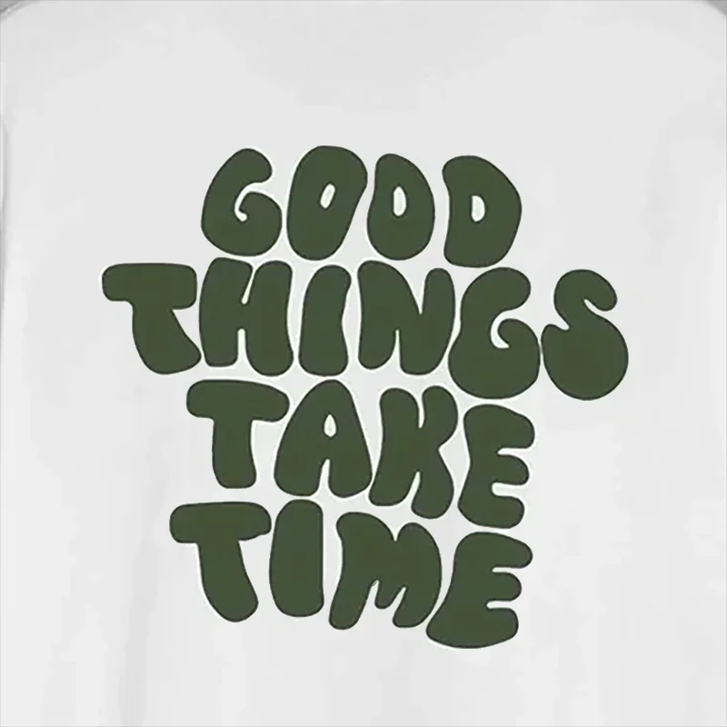 2024 Men's Summer New Fashion Loose Breathable Round Neck Letter Print Short Sleeve t-Shirt Daily Sports Casual Street Tops - Image 5