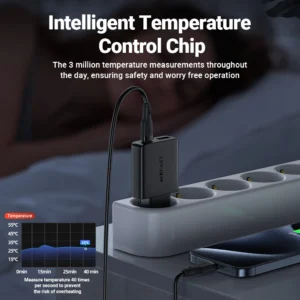 ACEFAST Ultra Thin GaN PD30W Fast Charging Phone Charger For iPhone 16/15/14 Pro Max Wall Travel USB C USB A Port Quick Charging