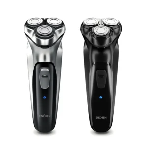 ENCHEN Blackstone Electrical Rotary Shaver for Men 3D Floating Blade Washable Type-C USB Rechargeable Shaving Beard Machine