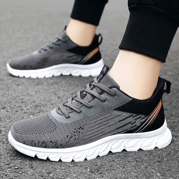 Summer New Fashion Casual Man Shoe Mesh Sneakers Thick Soled Breathable Non-slip Running Shoes Men's Shoes Free Shipping - Image 3