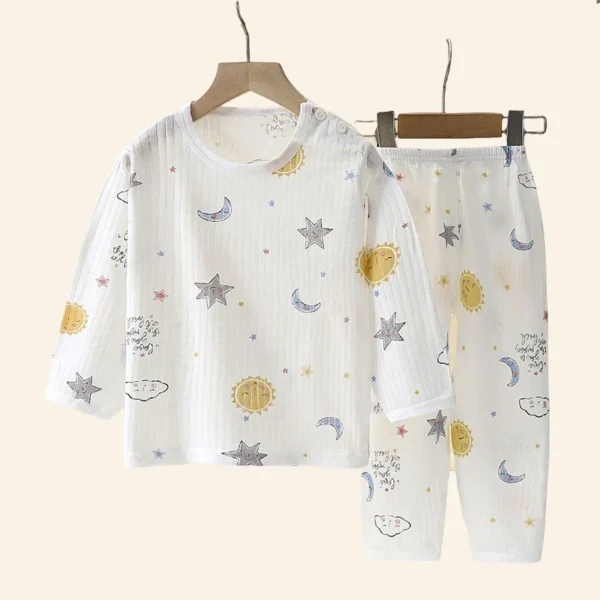 Children Sets Cotton Kids Clothes Long/Short Sleeve Home Sleepwear Children's Clothing Boy Girl Autumn winter Tops Pants Suits - Image 5