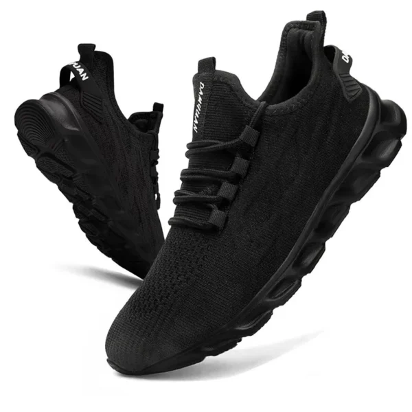 Men Vulcanized Walking Running Shoes Unisex Casual Lightweight Tennis Shoes Athletic Sports Shoes Breathable Fashion Sneakers - Image 2