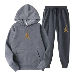 Fashion Men’s Hoodie & Sweatpants Set – Casual Tracksuit for all Seasons