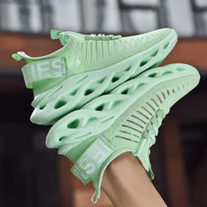 Breathable Running Shoes For Women Mesh Tennis Sports Shoes Outdoor Air Waling Casual