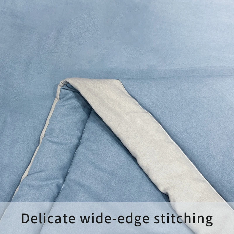 2024 new Japanese polyester cotton quilted summer quilt skin-friendly washable light luxury style solid color lightweight - Image 5