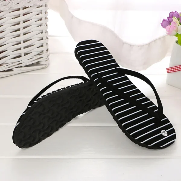 Fashion Summer Rubber Sandals Flip Flops Women Men Leopard Slippers Ladies Shoes Indoor Outdoor Flip-Flops Beach Flat Slides - Image 2