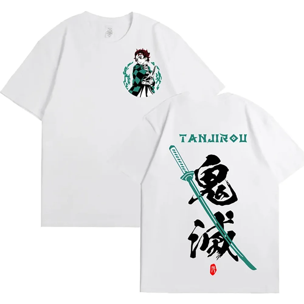 Anime Demon Slayer AliExpress temu new men's large size top T-shirt - Image 5