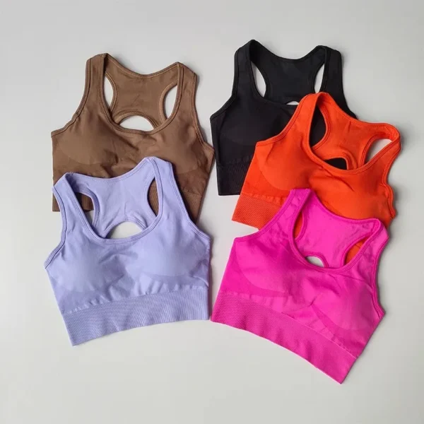 Women's tracksuit Fitness Yoga Sets Sportswear Workout Sports Bra+High Waist Leggings Gym Clothing Seamless Sports Suits - Image 6