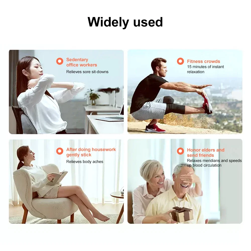 EMS Neck Massager Mini Cervical Back Muscle Pain Relief Patch Massageador Stimulator Mat Portable Leg Body Health Care Tool - Image 6