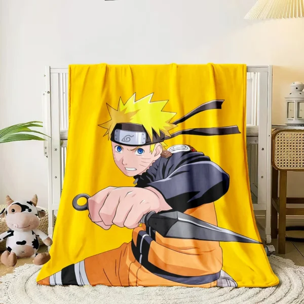 Sasuke and Naruto Blanket Seasonal blankets Used for sofas, beds, living rooms, travel picnics, blankets, gifts, thin blankets - Image 3