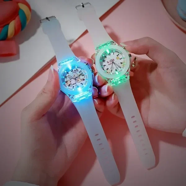 Military Kids Digital Watches Student Children's Watch Waterproof Luminous Led Alarm Boys Sports Camouflage Green Girls Clock - Image 3