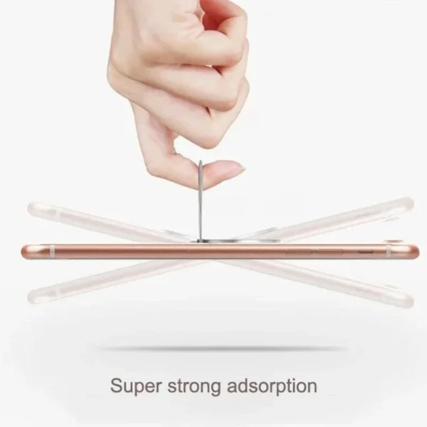 Extremely Thin Luxury Metal Mobile Phone Socket Holder Universal Telephone Magnetic Car Bracket Stand Accessories Finger Ring - Image 3