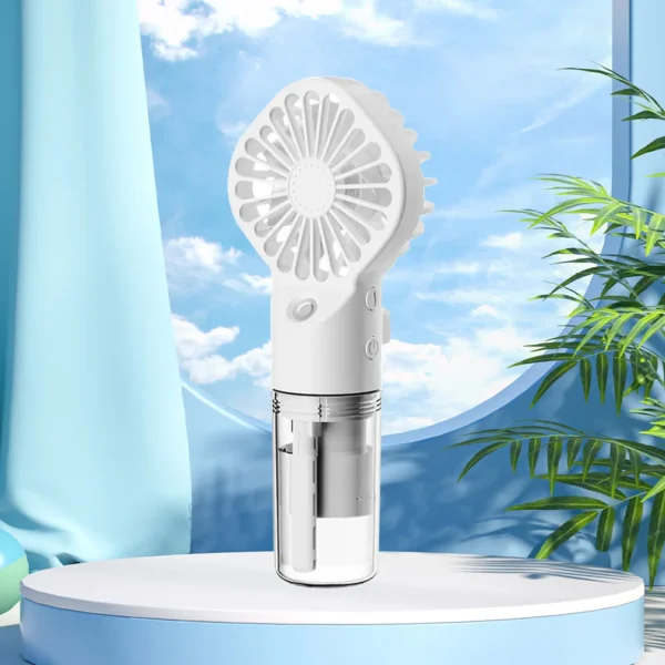 Handheld Mini Air Conditioner USB Rechargeable Portable Humidifier Mist Cooler Cooling Spray Humidifier Fan for Home/Office/Dorm - Image 4