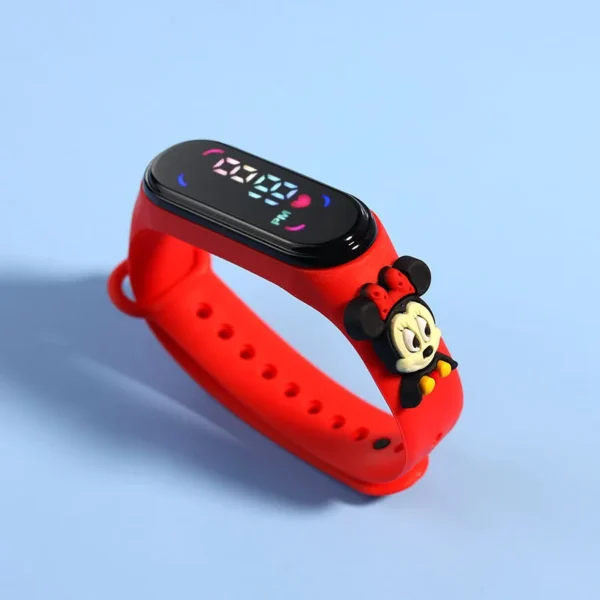 Fashion Mickey Children Watches For Girls Electronic Bracelet Sports Touch LED Spiderman Doll Kids Watch Women Waterproof Clock - Image 4
