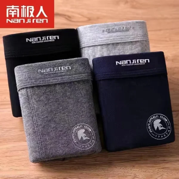 Plus Size Men Underwear Boxer Brand Man Underpants Solid Shorts Cotton Boxer Home Middle Male Boxer Shorts Sexy L-6xl - Image 3