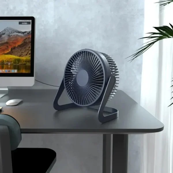 360° Rotating USB Desktop Fan Mini Adjustable Portable Electric Fan Summer Air Cooler for Home High Quality Fan - Image 5