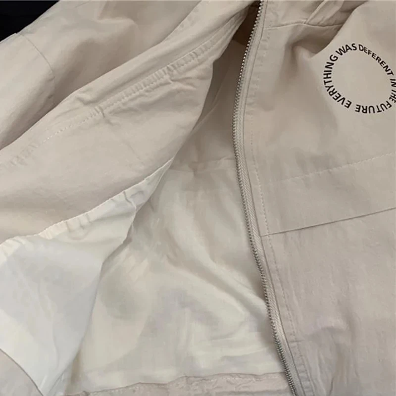 2024 New Spring Boys Girls Hooded Jacket Children Toddler Autumn Cartoon Zipper Shirt Fall Baby Boy Letters Fashion Clothing - Image 6