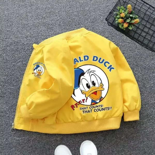 Spring Baby Boys Girls Coats Cartoon Mickey Mouse Hoodies Jacket For Kids Sweatshirt Children Windbreaker Outerwear 1-6 Years - Image 2