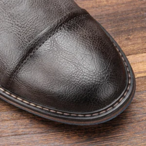 Size 7-13 Ankle Boots For Men Men's Leather boots Brand Boot for men