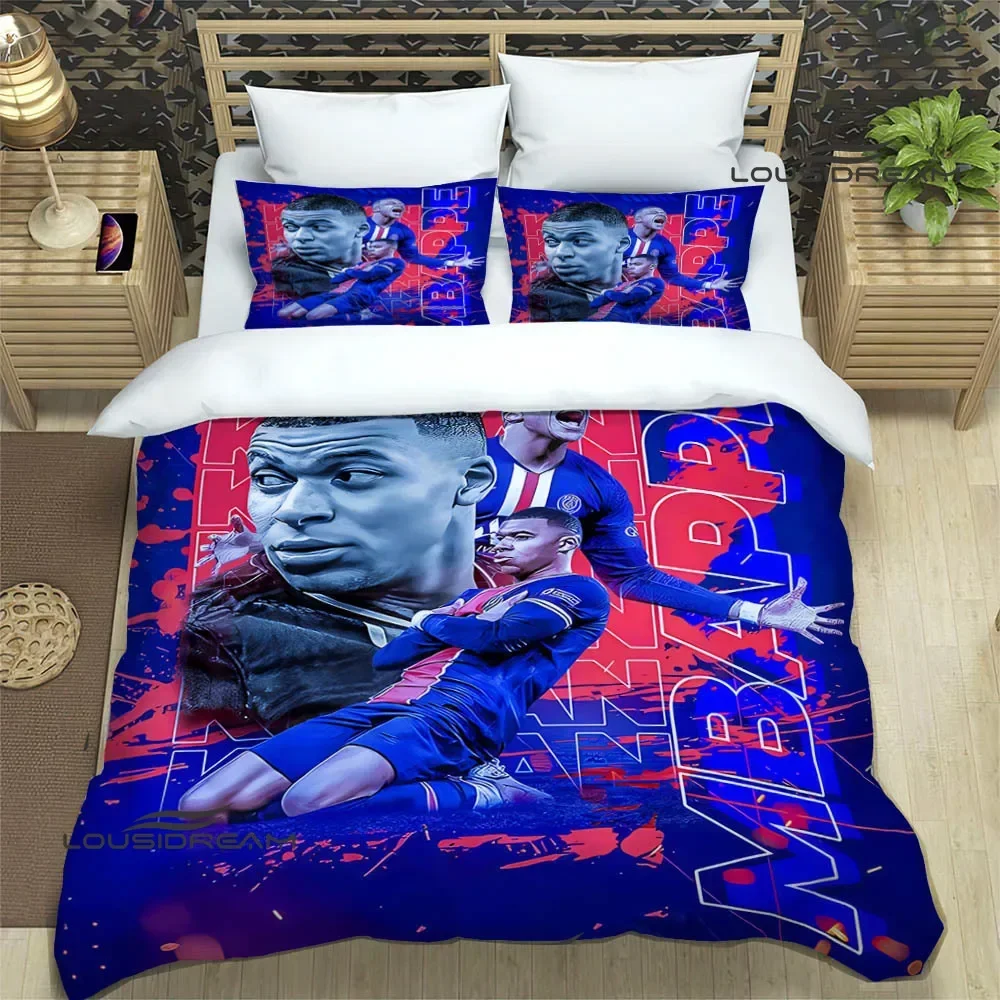 3D K-Kylian Mbappé print Bedding Sets exquisite bed supplies set duvet cover bed comforter set bedding set luxury birthday gift - Image 2