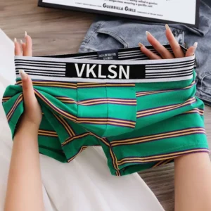 New Men's Underwear Loose Comfortable And Breathable Men's Quadrangle Pants Fashion Printed Traceless Flat Corner Mens Panties