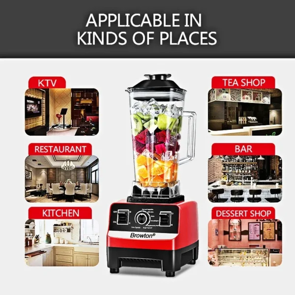 Hot Sell Multifunctional Duty Commercial Kitchen Household Fresh Fruit Electrical Smoothie Mixer Fruit Juice Cuisine Blender