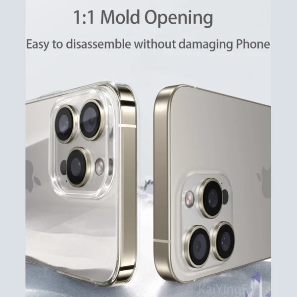 Luxury Transparent Case For iPhone 16 15 11 12 13 14 Pro Max Soft TPU Silicone For iPhone XR XS Max 8 Plus Back Cover Clear Case - Image 5
