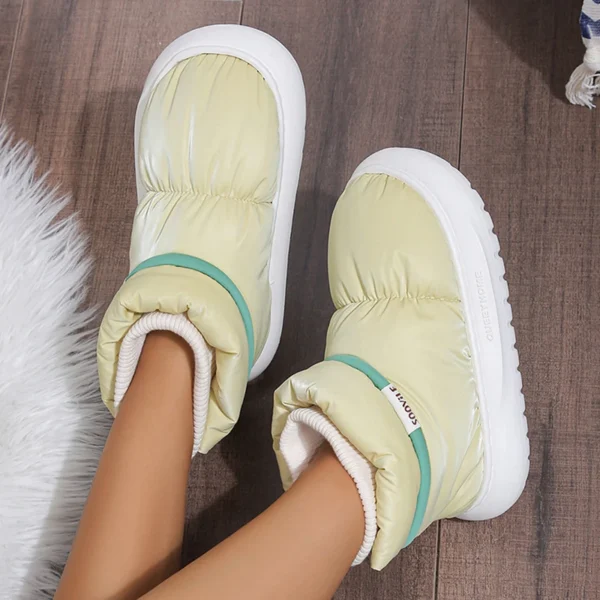 Women's Winter Warm Cotton Padded Shoes Thick Sole Down Waterproof Snow Boots for Women 2023 Non Slip Platform Ankle Botas Mujer - Image 2
